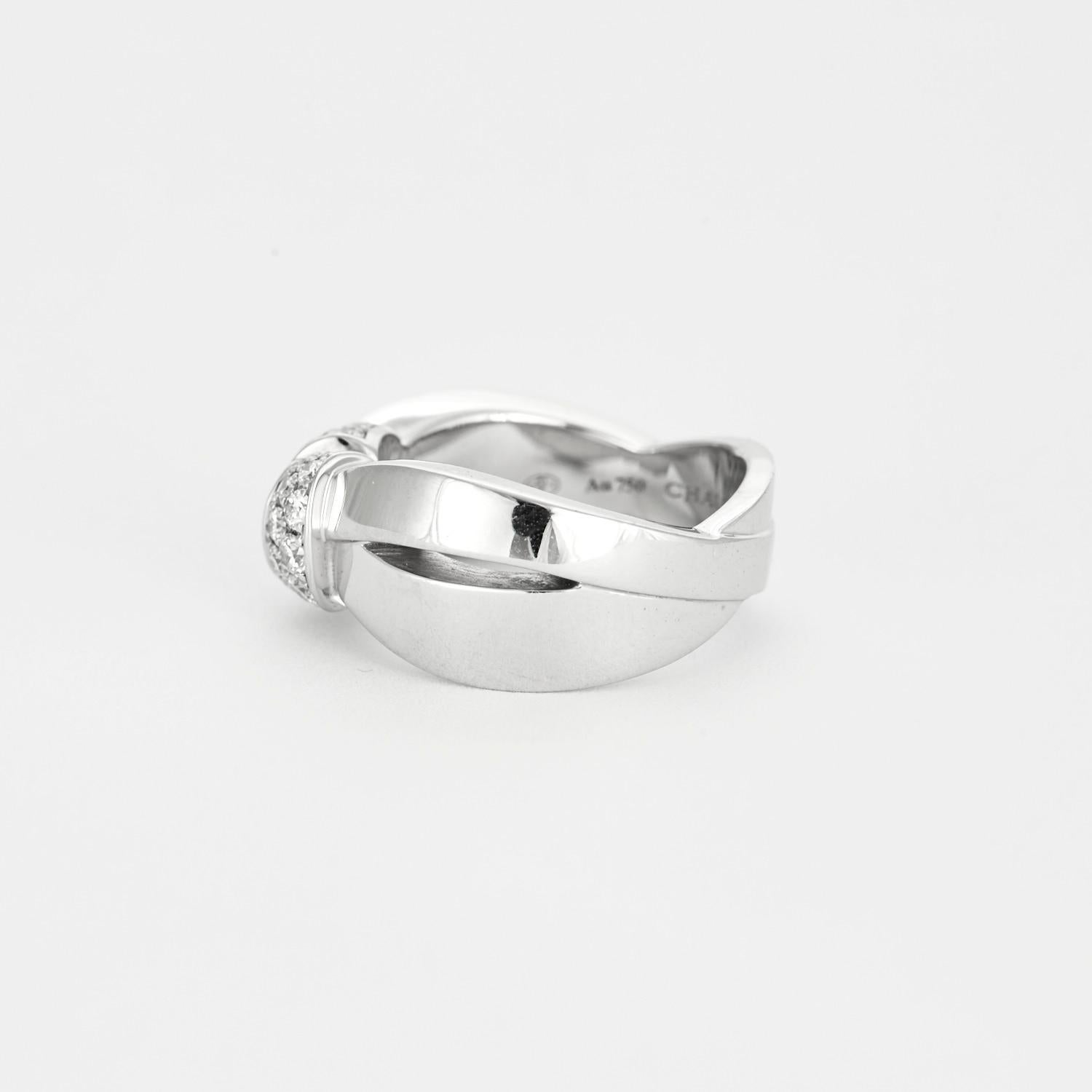 Women's CHAUMET - Liens Seduction ring in white gold and diamonds For Sale