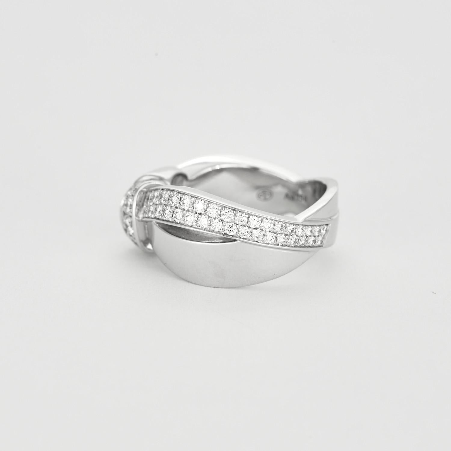 Women's CHAUMET - Liens Seduction ring in white gold and diamonds For Sale