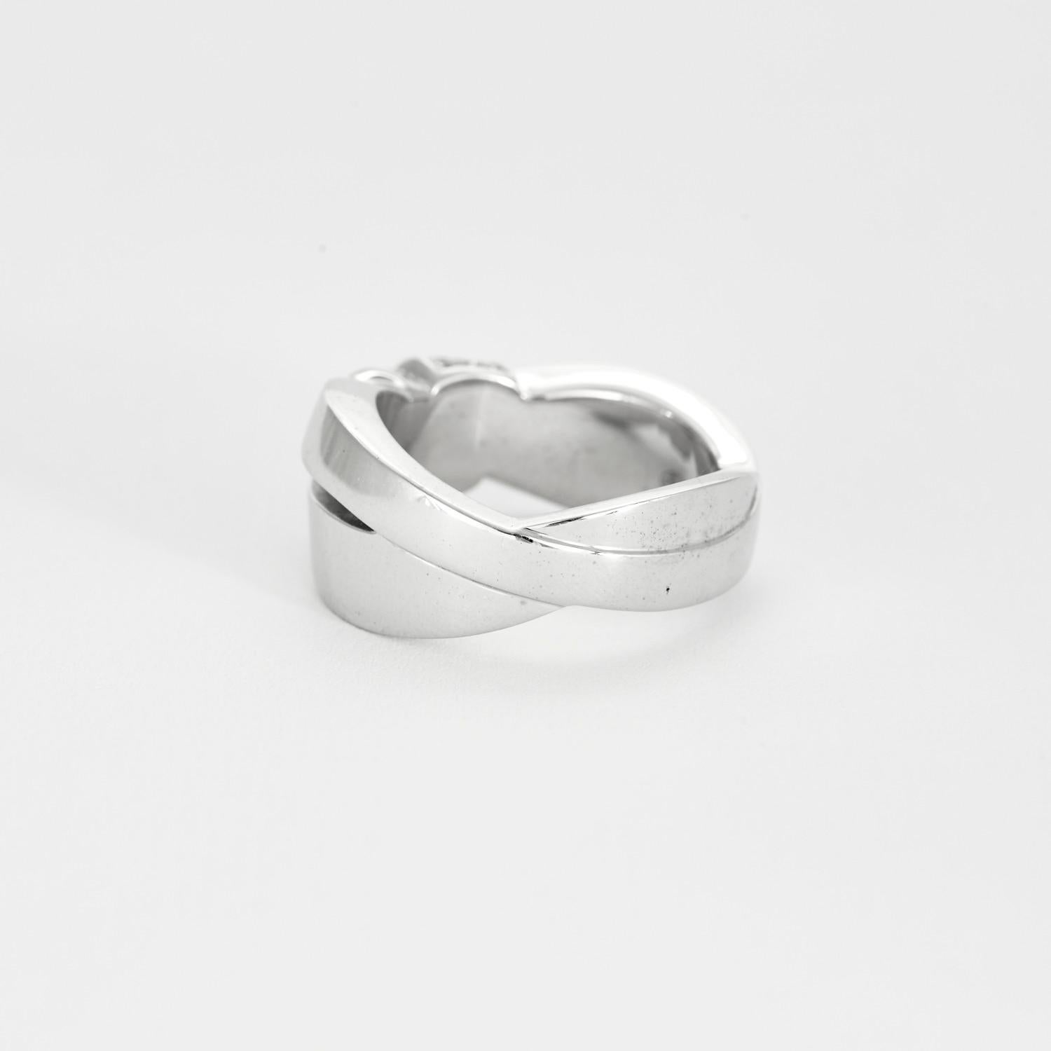 CHAUMET - Liens Seduction ring in white gold and diamonds For Sale 1