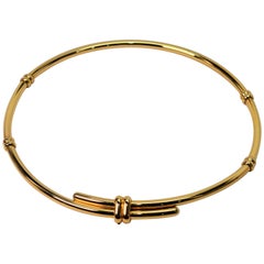 Chaumet of Paris Yellow Gold Collar Choker Necklace