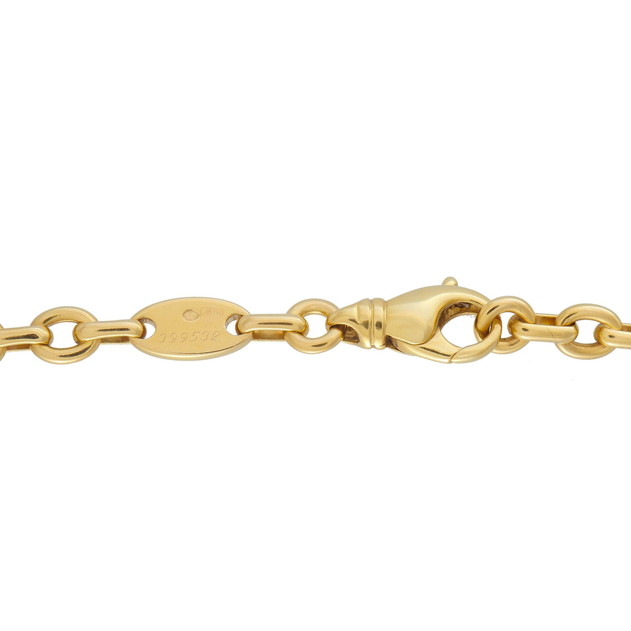 Donna Chaumet Ovronde - Collana a catena in oro giallo 18 carati CH14-070925 in vendita