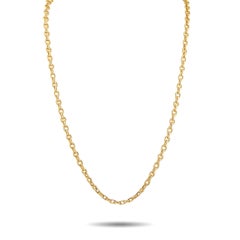 Chaumet Ovronde 18K Gelbgold Kette Halskette CH14-070925
