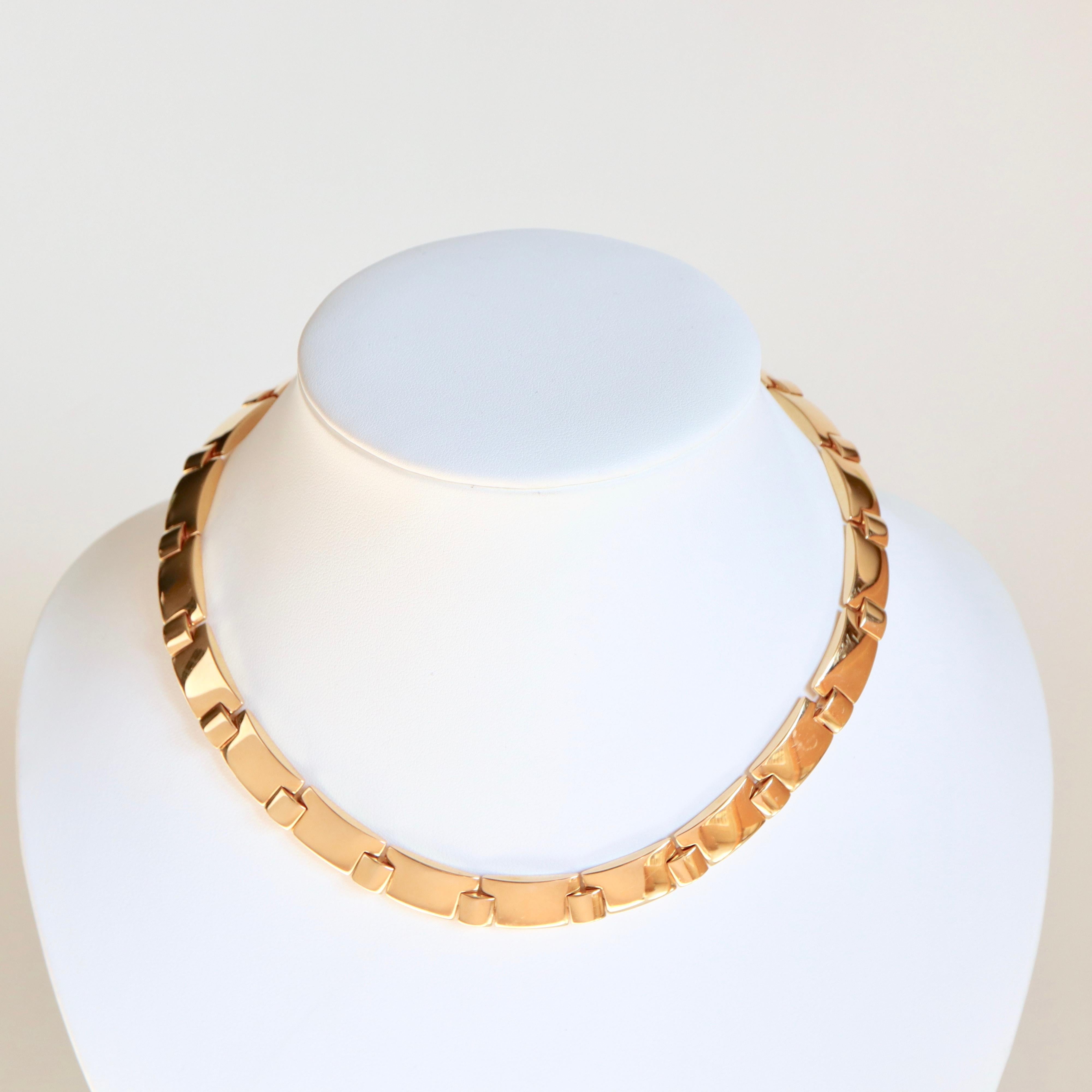 Chaumet Paris Halskette aus 18 Karat Gelbgold im Angebot 6