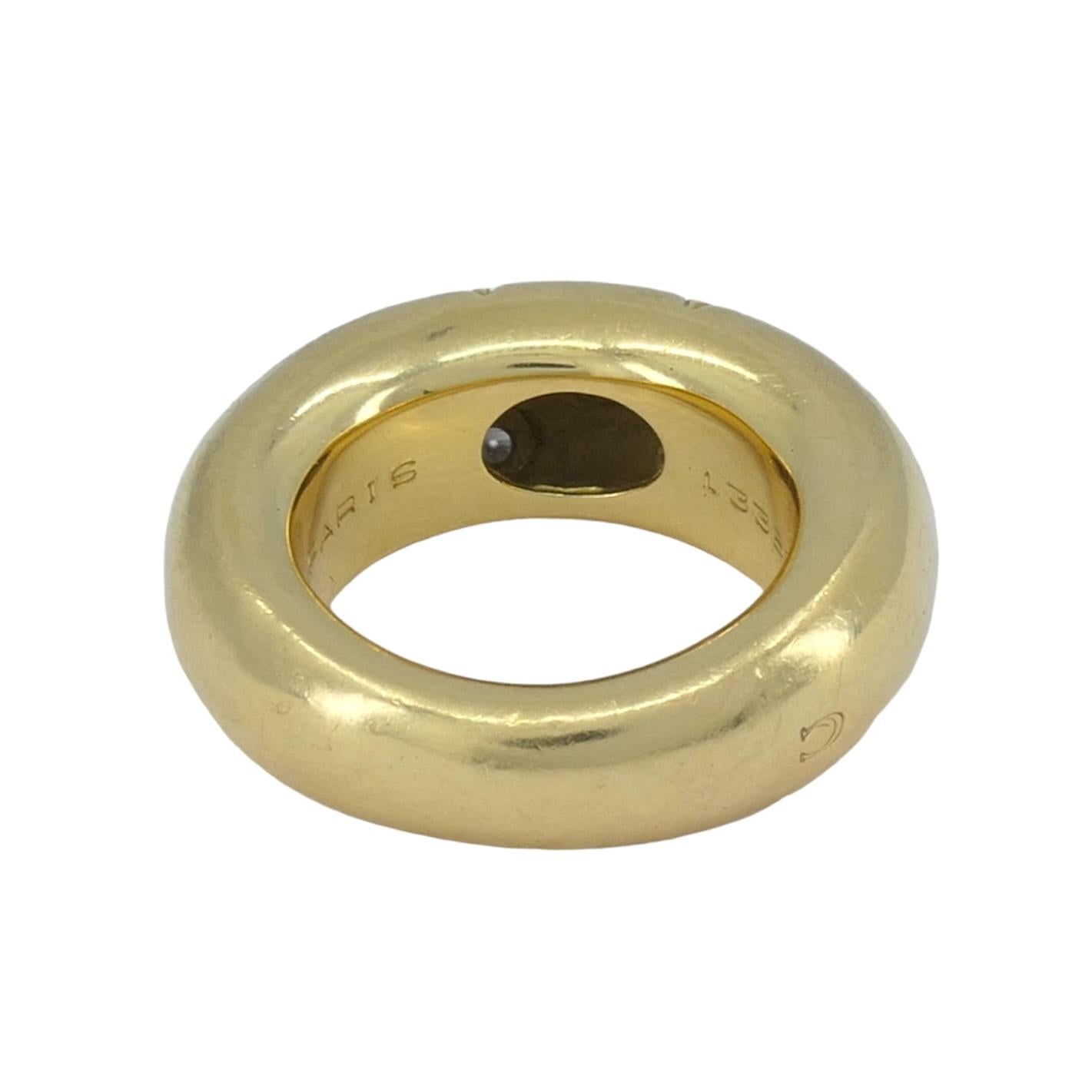 Brilliant Cut Chaumet Paris 18k Gold Diamond Ring