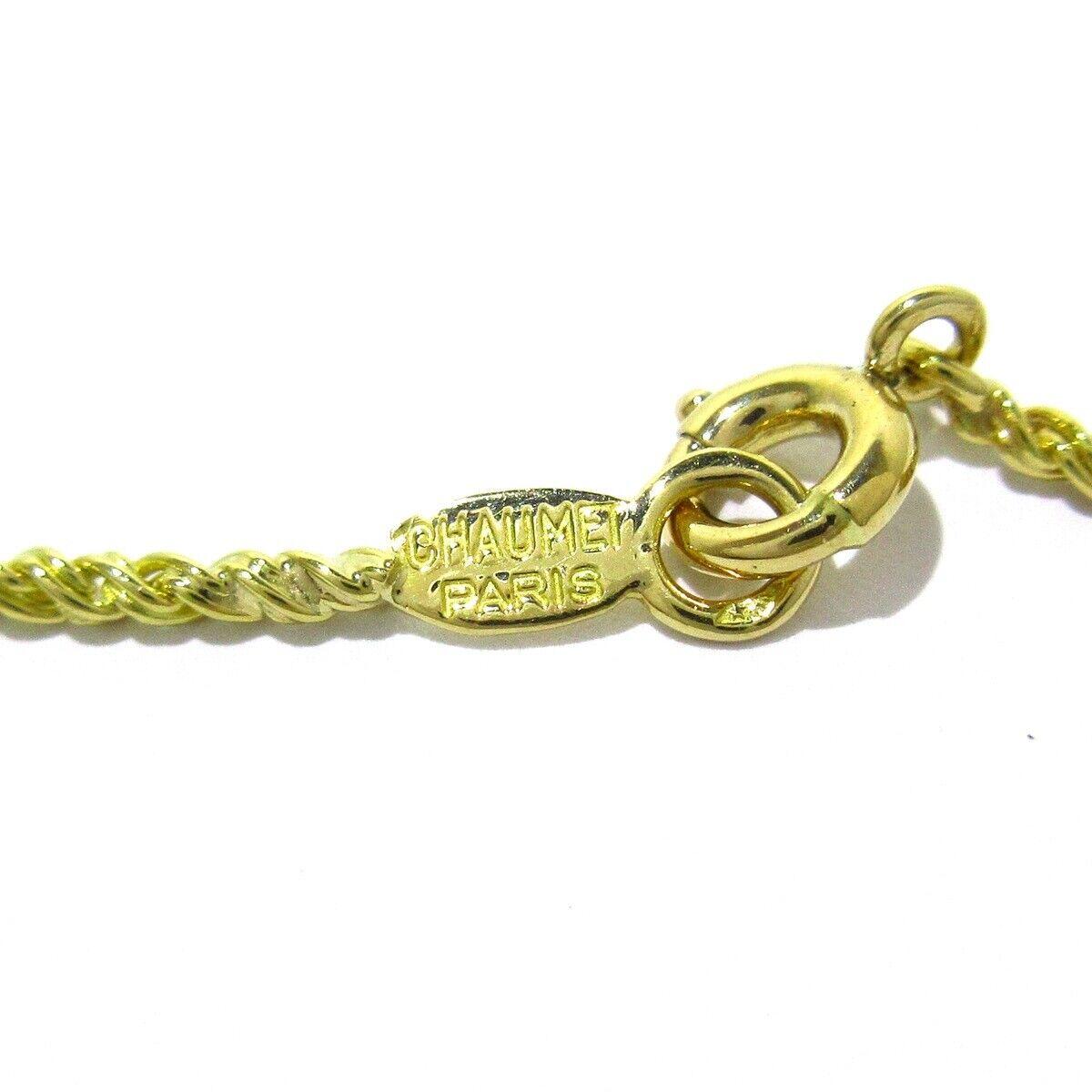 CHAUMET PARIS 18k Gold Scorpio Zodiac Pendant Necklace Vintage Circa 1970s For Sale 1
