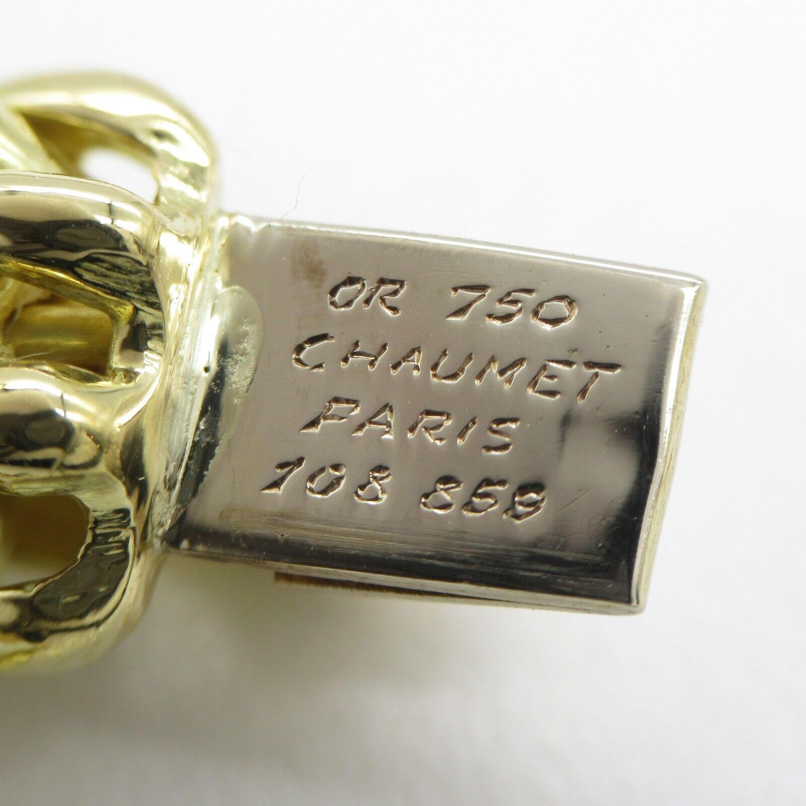 Chaumet Paris Collier ras du cou vintage en or jaune 18 carats, c. 1970 en vente 1