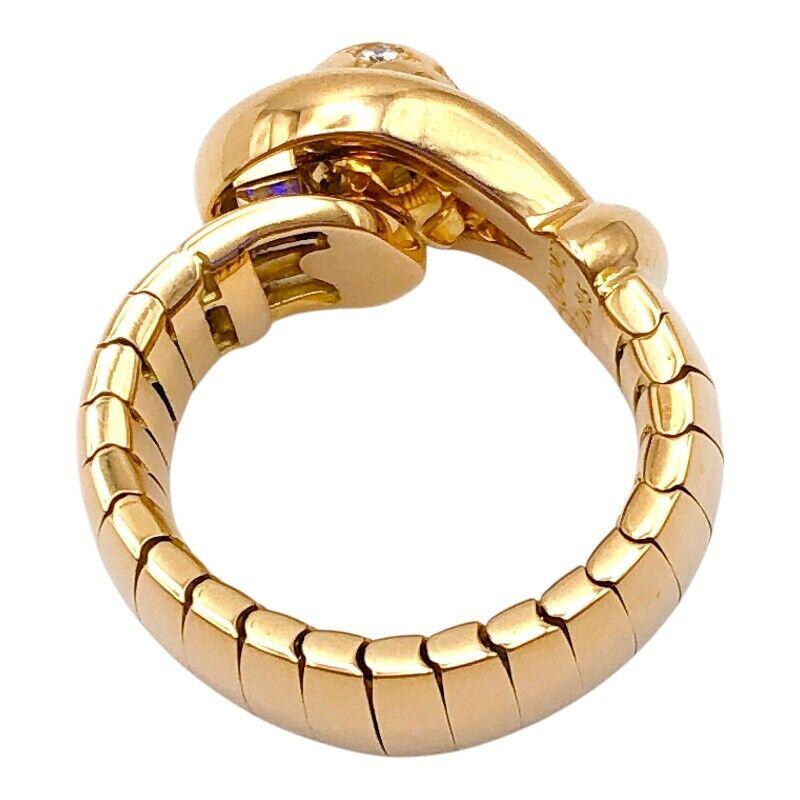 CHAUMET PARIS Bague étoile en or jaune 18k et diamants 1980 Vintage en vente 3