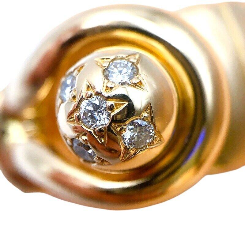 CHAUMET PARIS Bague étoile en or jaune 18k et diamants 1980 Vintage en vente 4