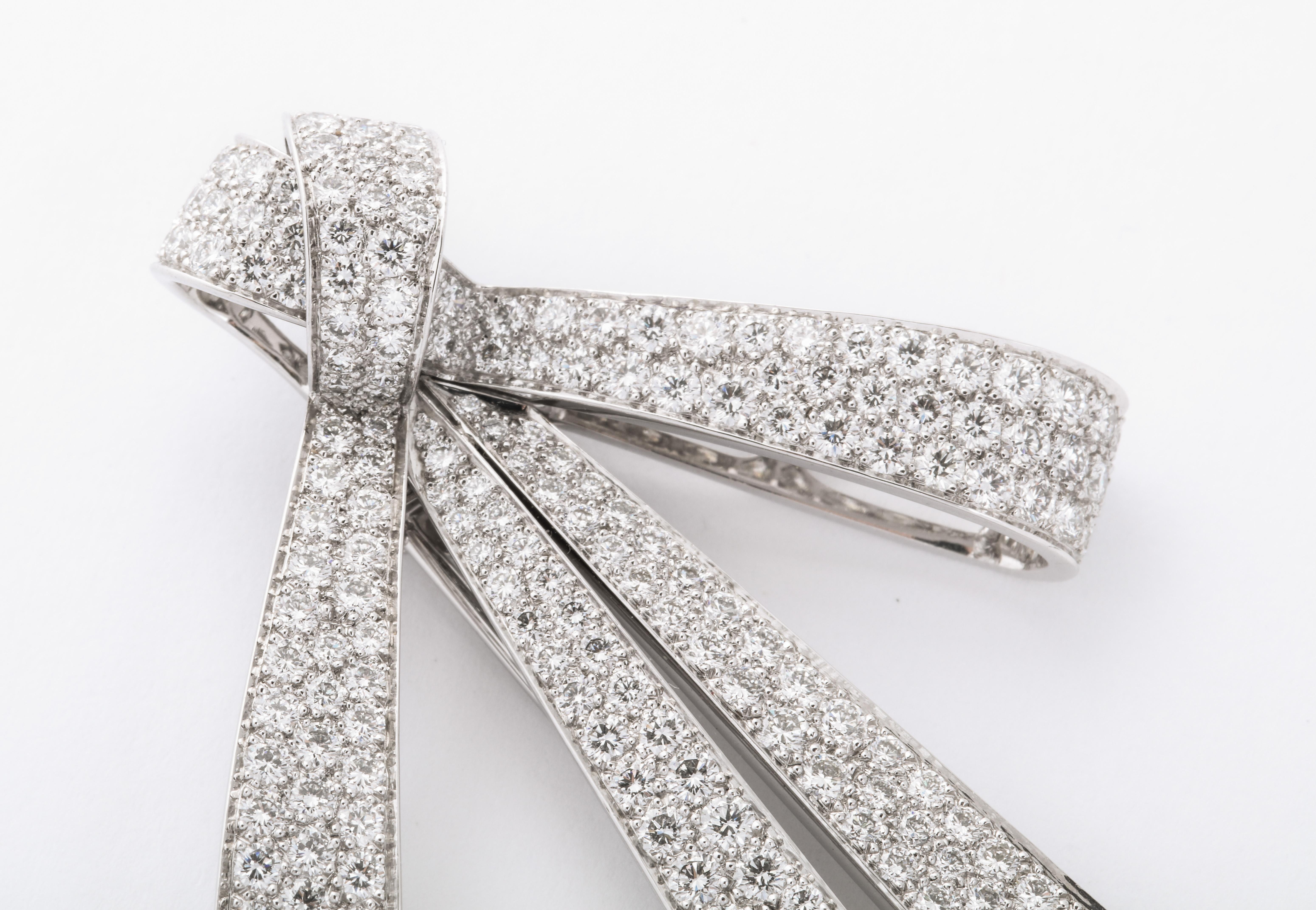 Chaumet Paris Diamond Bow Brooch 1