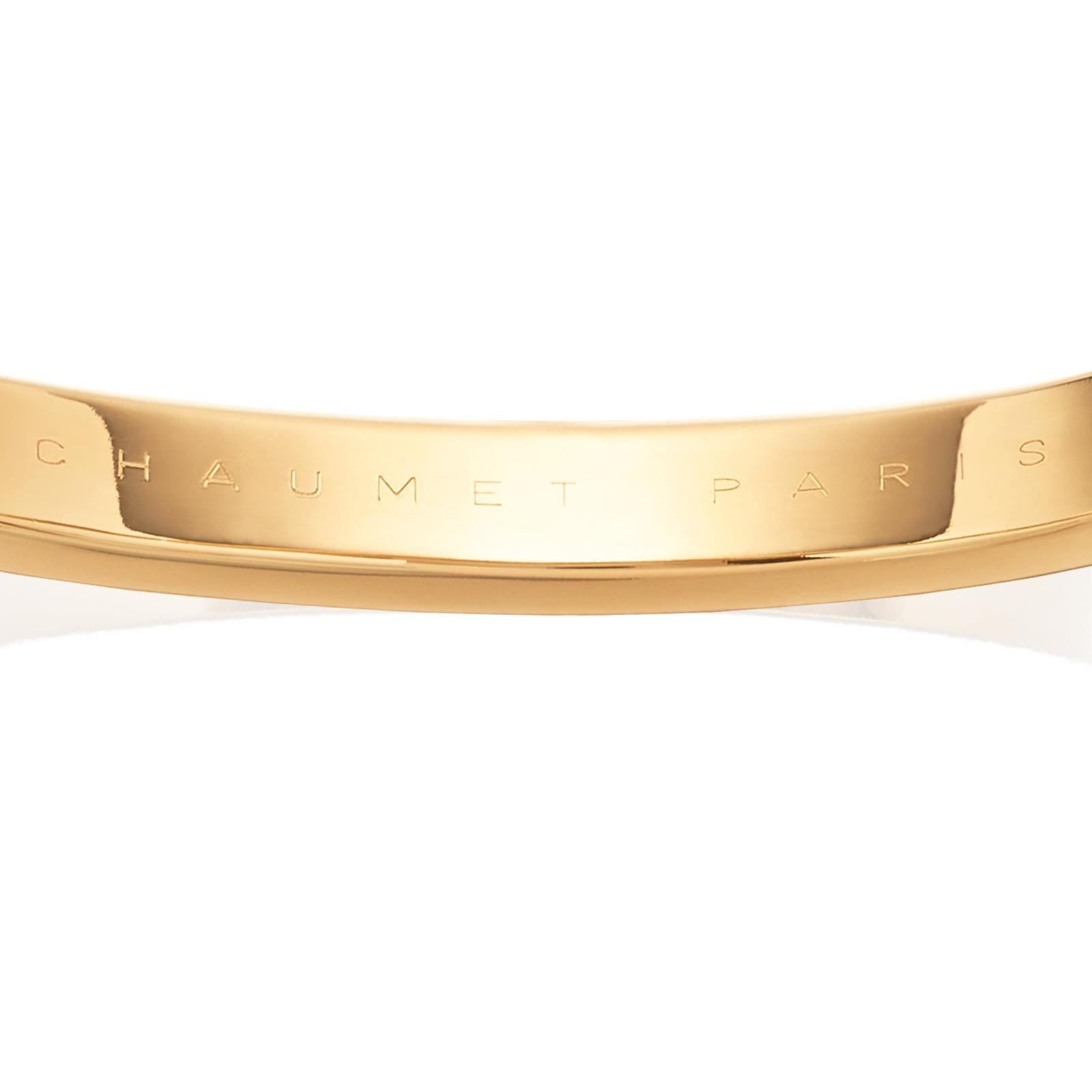 Women's Chaumet Paris French, Liens Évidence Diamond Bangle Bracelet in 18 Carat Gold