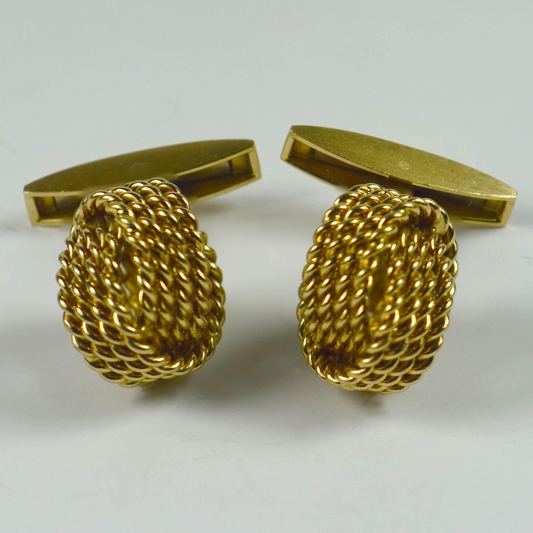 Chaumet Paris Gold Knot Cufflinks 1