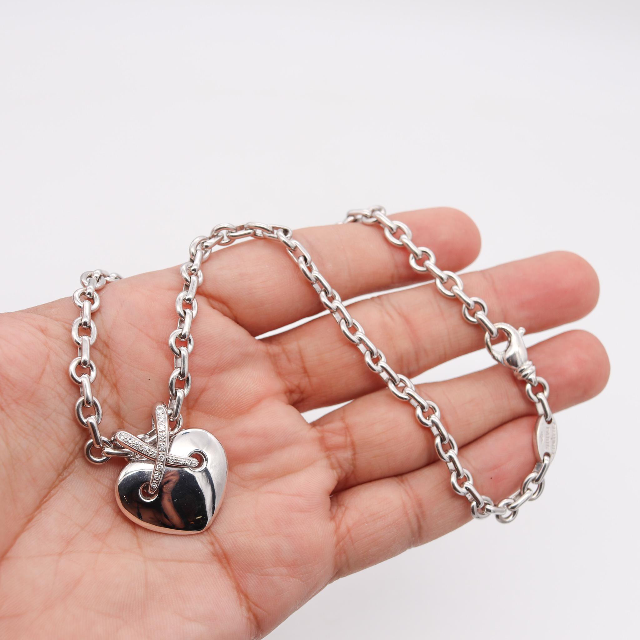 chaumet heart necklace