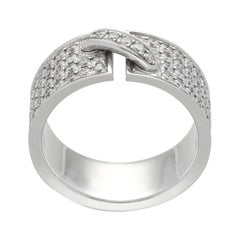 Chaumet Paris 'Lien' Diamonds Pavé Gold Ring