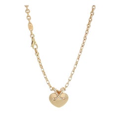 Chaumet Paris Liens Diamond Gold Heart Pendant Necklace