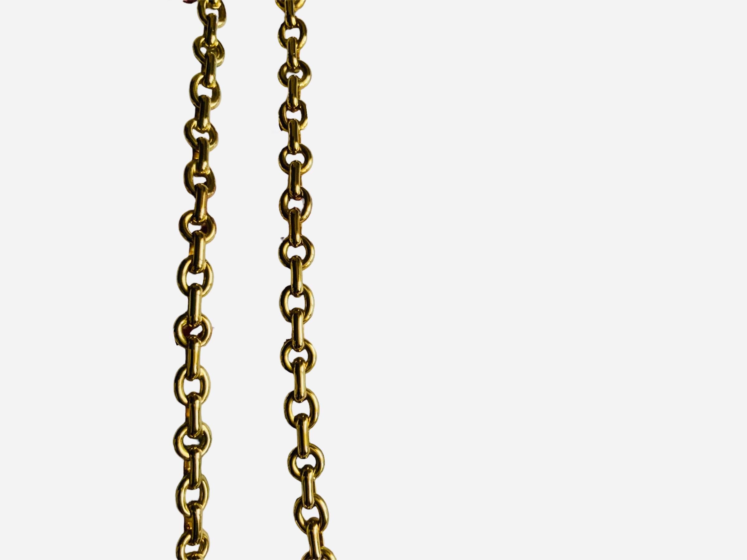 Modern  Chaumet, Paris Liens Heart 750 Gold Necklace  For Sale