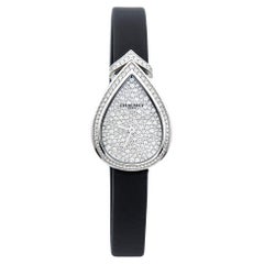 Chaumet Pave Or blanc 18k Diamant Satin Joséphine Aigrette W85167-001M Femmes