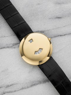 Chaumet Pebble Jump Hour 10A 18K Gelbgold Automatik 36mm