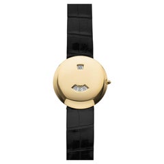 Chaumet Pebble Jump Hour 10A 18K Gelbgold Automatik 36mm