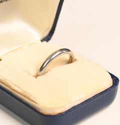 Chaumet Paris Wedding Band. Tubal Wedding Band Platinum Signed 2.9mm 6.25 Size