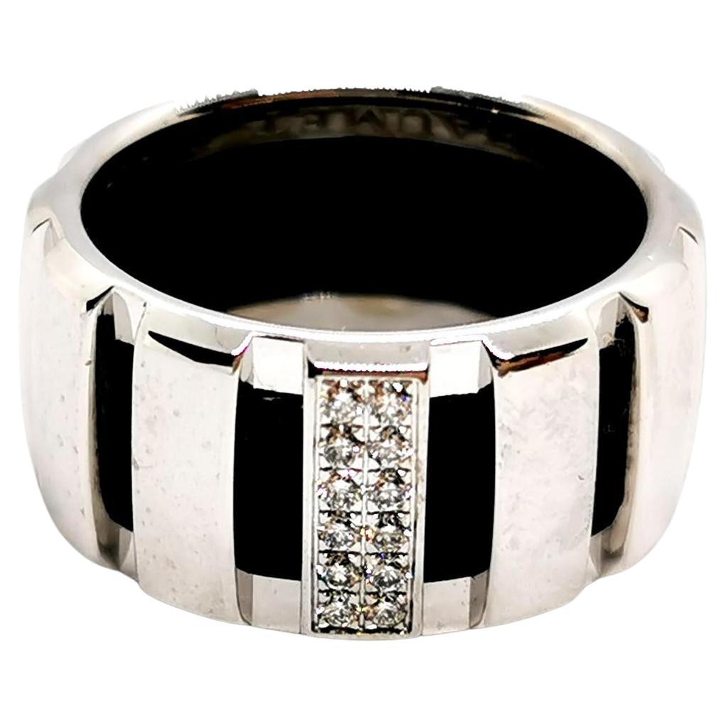 Chaumet Ring Class One White Gold Diamond For Sale