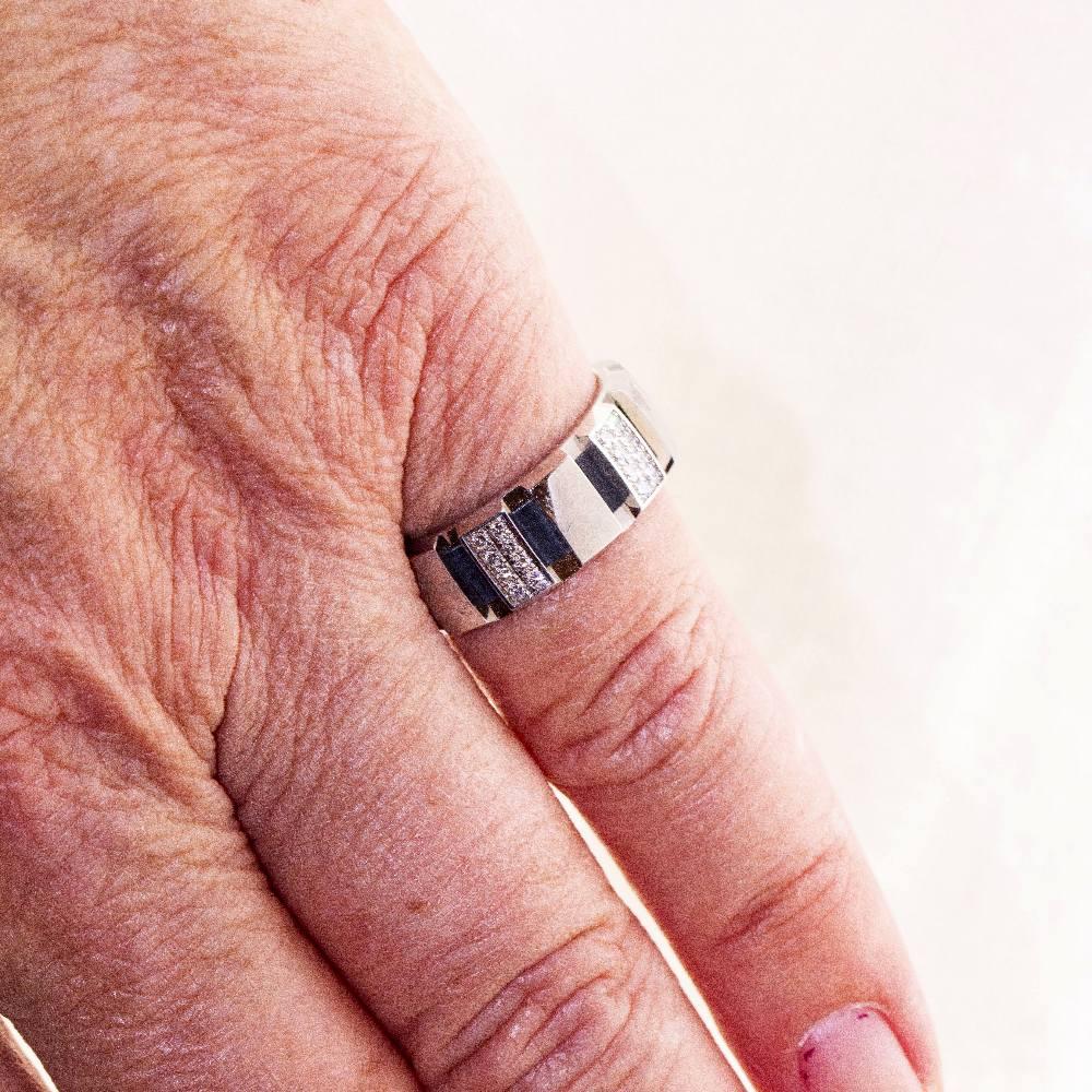 CHAUMET Ring in White Gold For Sale 2