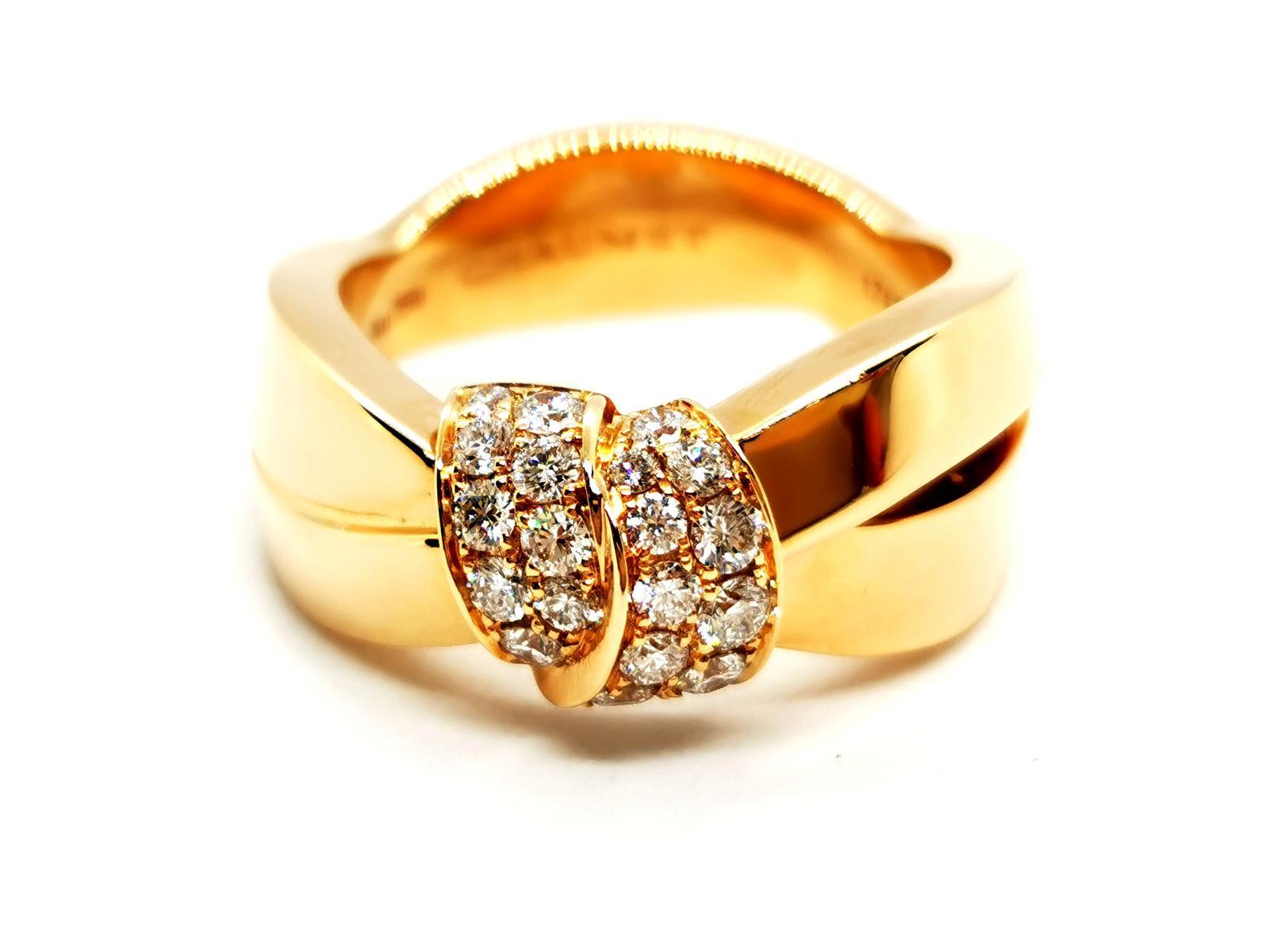 Chaumet Ring Liens Roségold mit Diamanten im Angebot 4