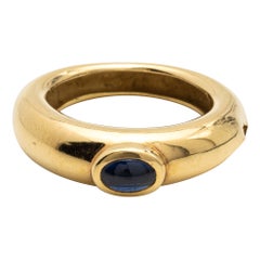 Chaumet, Anello con zaffiro e oro