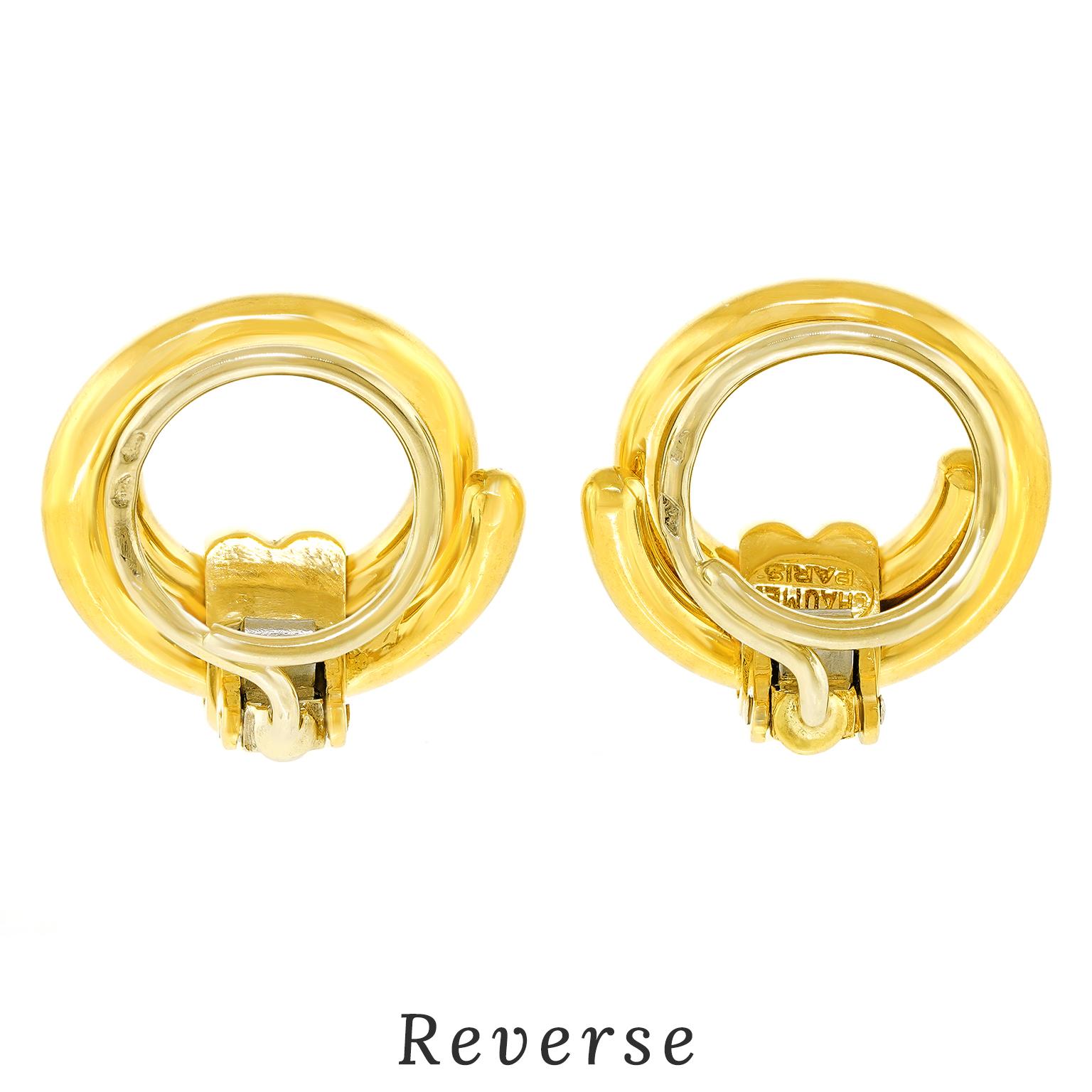 Chaumet Seventies Gold Earrings 5