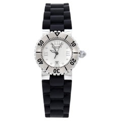 Chaumet Silver Montre-bracelet femme Class One 622 en acier inoxydable 33 mm