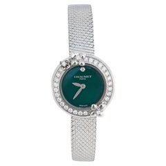 Chaumet Stainless Steel Diamond Hortensia Women's Wristwatch 22 mm