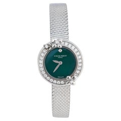Chaumet Montre-bracelet Hortensia en acier inoxydable et diamants pour femme 22 mm