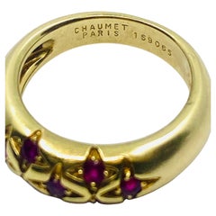 Chaumet Starry Ring 18k Gold Ruby