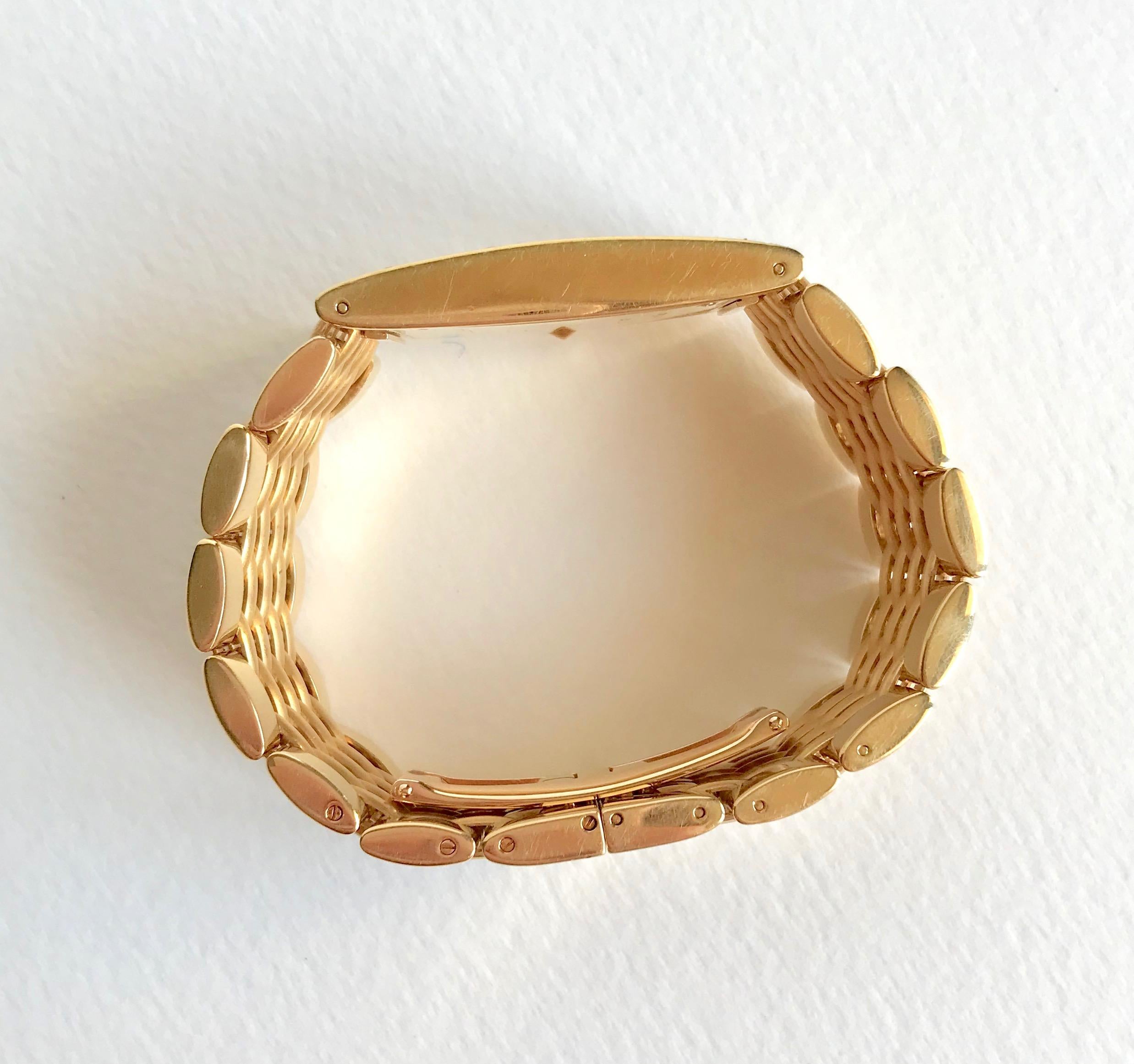 Montre-bracelet Chaumet en or 18 carats et diamants, style modèle Unisexe en vente