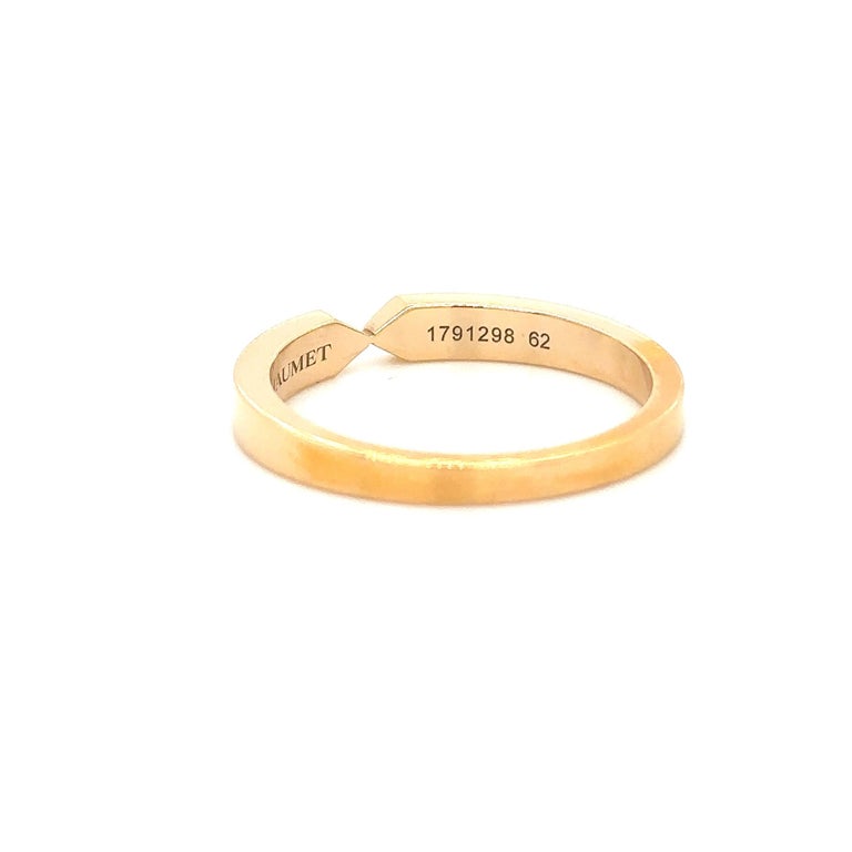 Chaumet Triomphe De Wedding Band Rose Gold For Sale at 1stDibs