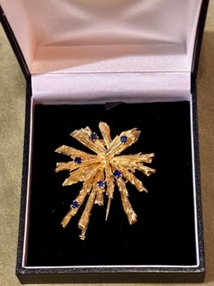 CHAUMET, SPILLA D'EPOCA in oro giallo 18 ct.