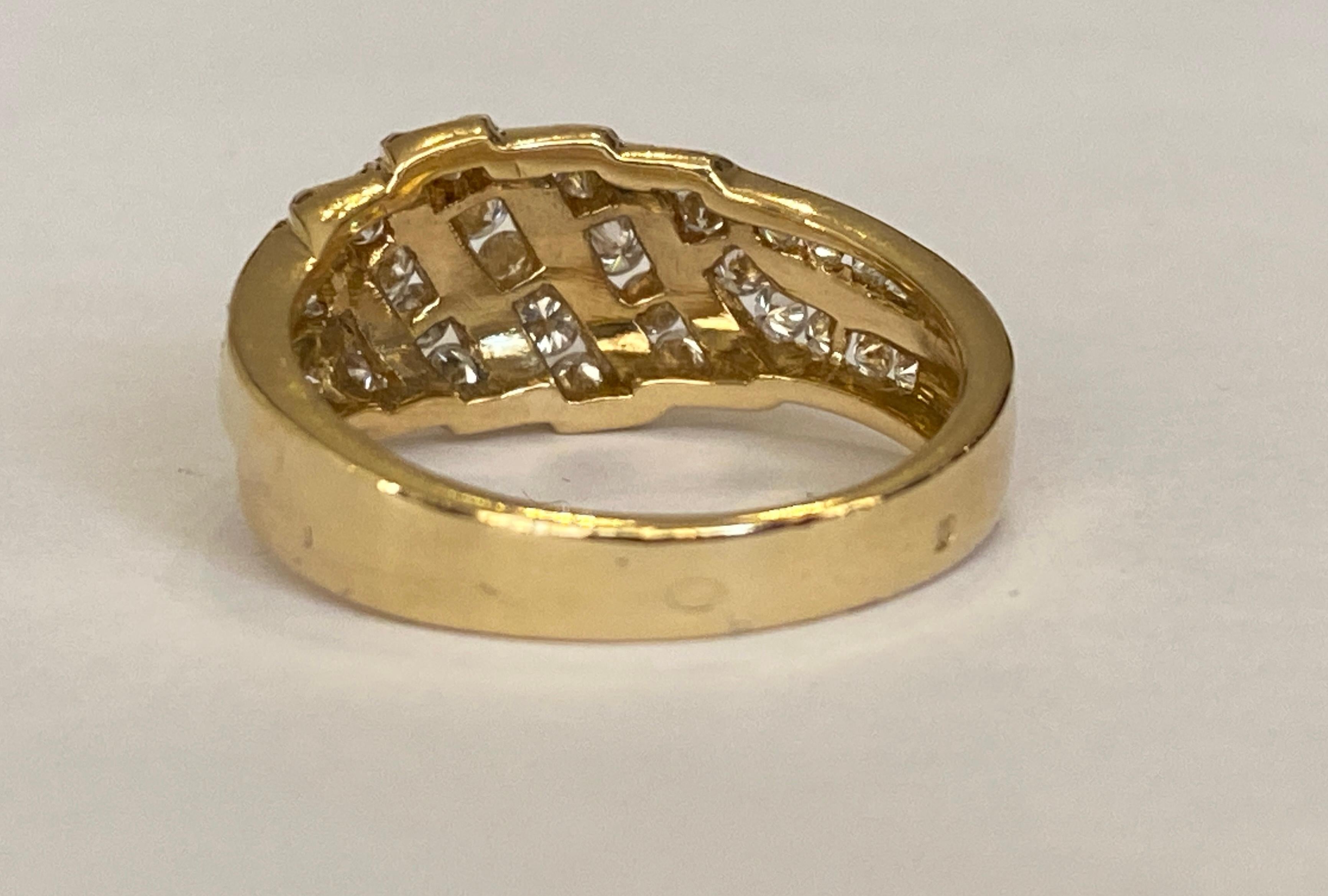 Chaumet  Vintage Gelbgold Diamantring 5