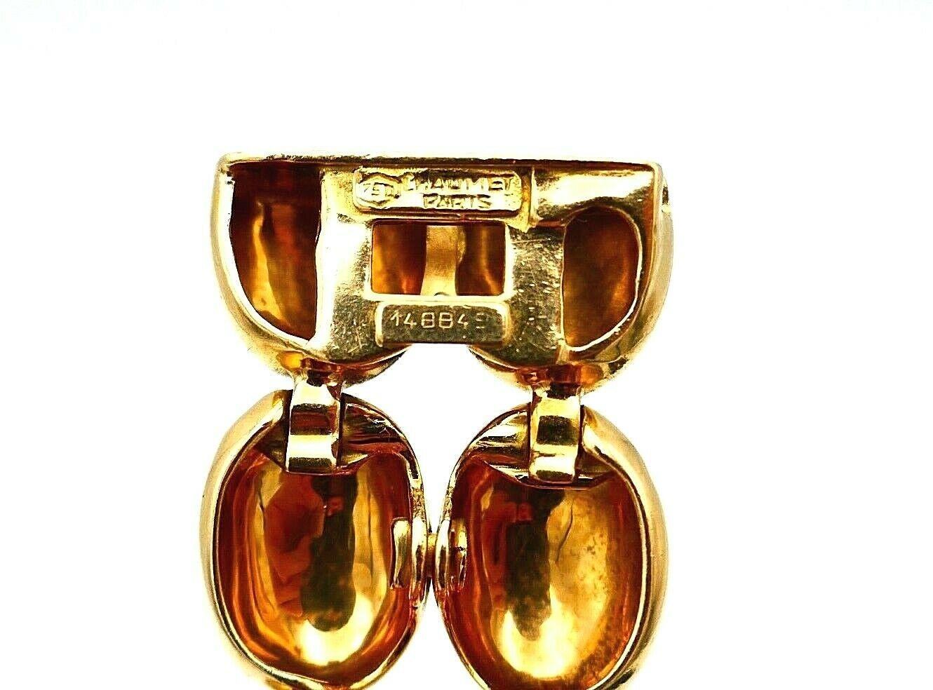 Women's Chaumet Vintage Yellow Gold Scallop Bracelet