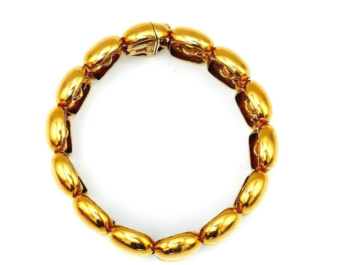 Chaumet Vintage Yellow Gold Scallop Bracelet 3