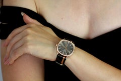 Chaumet Watch, Automatic Dandy Pave 18ct Rose Gold & Diamond