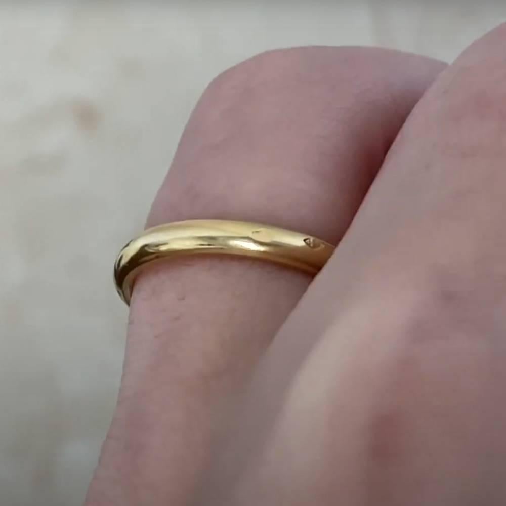 Alianza de boda Chaumet, Oro amarillo de 18 quilates en Excelente estado para la venta en New York, NY