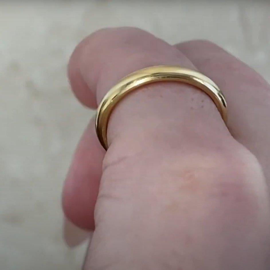 Chaumet Ehering, 18 Karat Gelbgold im Zustand „Hervorragend“ im Angebot in New York, NY