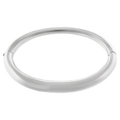 Chaumet Bracelet jonc en or blanc