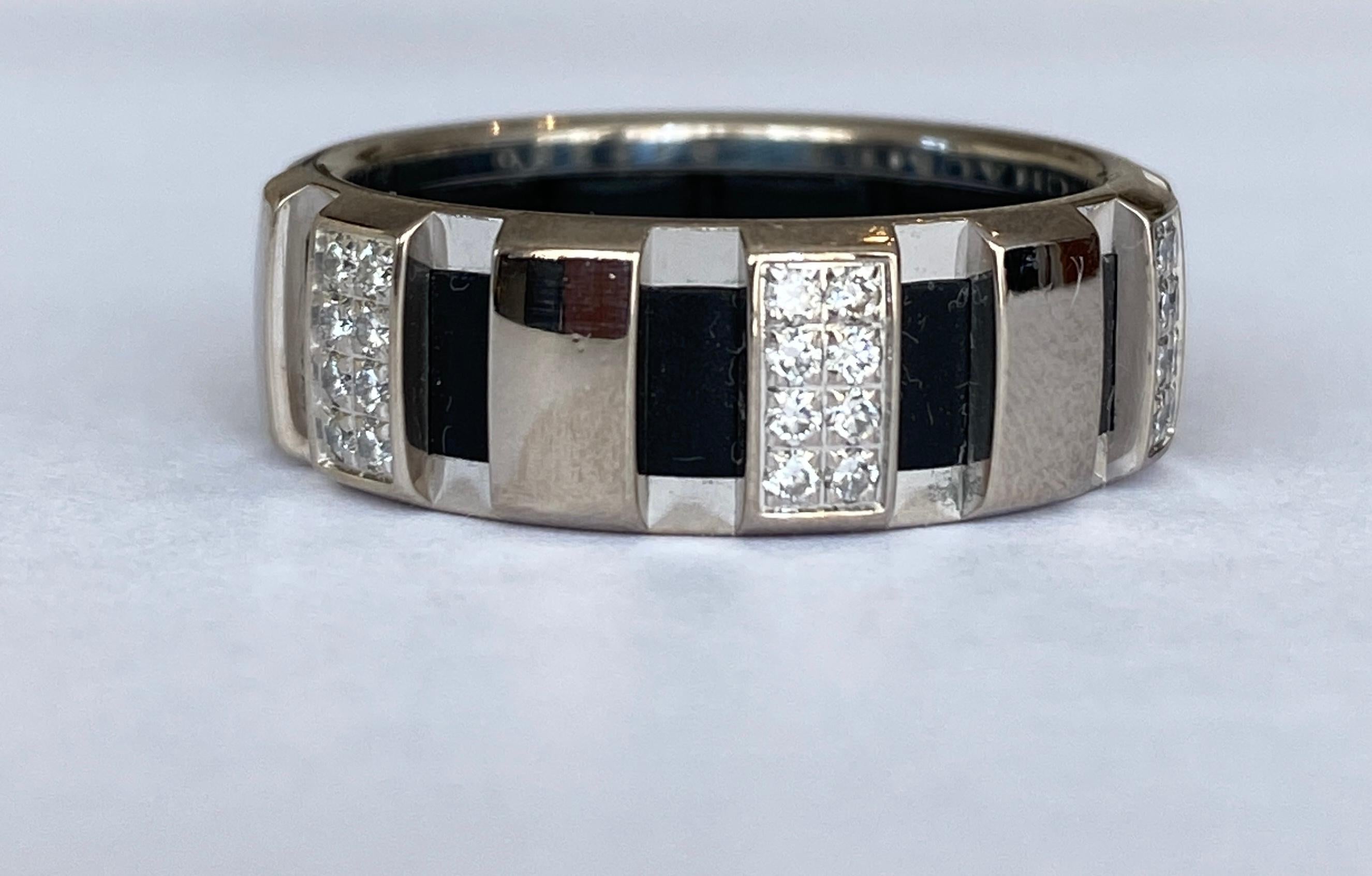 Chaumet White Gold Diamond Class One Ring For Sale 1