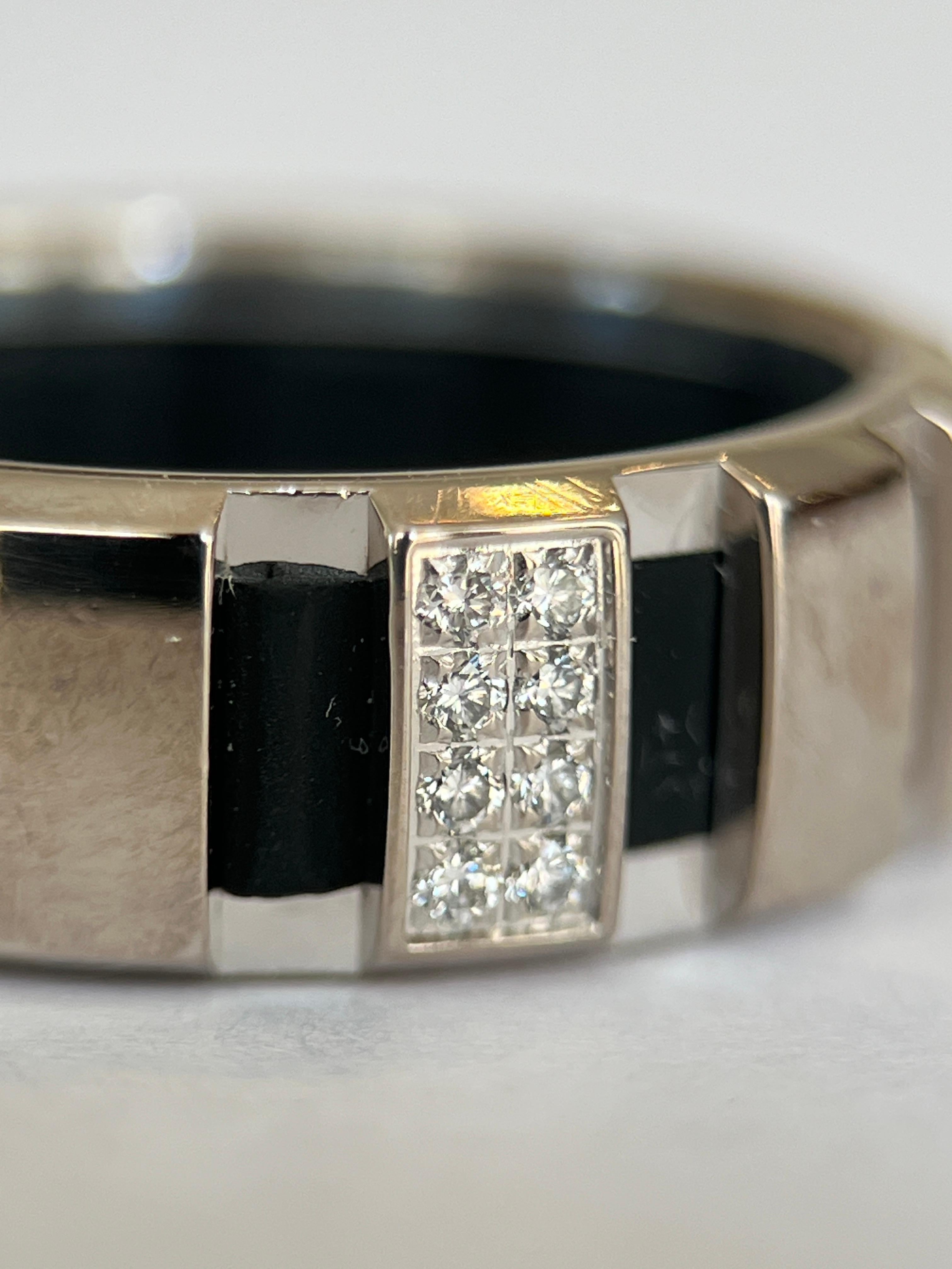 Chaumet White Gold Diamond Class One Ring For Sale 2