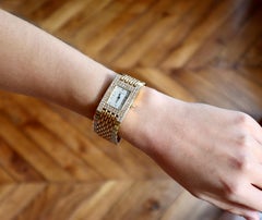 Chaumet-Armbanduhr aus 18 Karat Gold und Diamanten, Modell-Stil