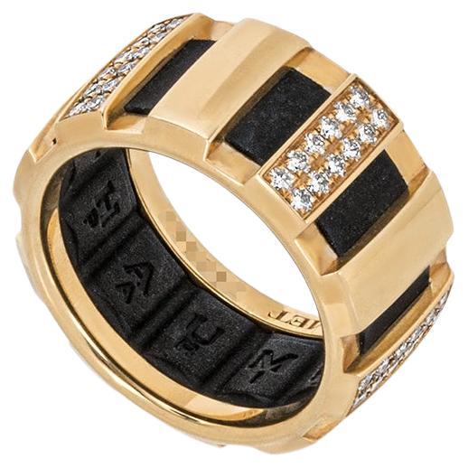 Chaumet Yellow Gold Diamond Class One Ring For Sale