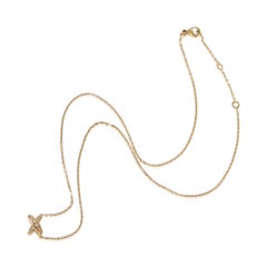 Chaumet Yellow Gold Diamond Small Model Jeux de Liens Pendant