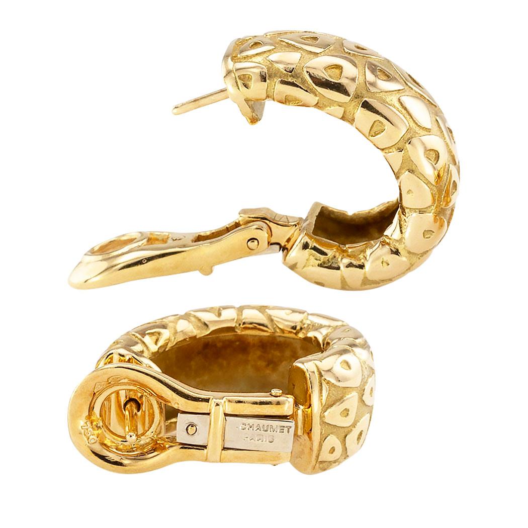 chaumet hoop earrings