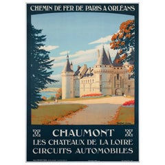 Chaumont c1928 Französisch Eisenbahn Reisen Werbeplakat, Contant Duval