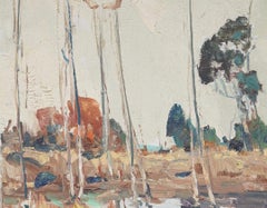 "Autumn Landscape" Chauncey Foster Ryder, Fall Colors, Post-Impressionist